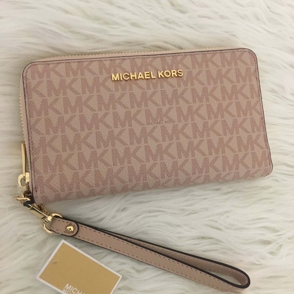 Michael Kors jet set flat phone wallet